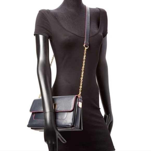 Stuart Weitzman navy handbag - Picture 2 of 5